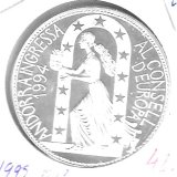 Monedas - Europa - Andorra - 108 - 1995 - 10 diner - plata