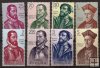 Sellos - PaÃses - España - 2º Cent. (Series Completas) - Estado Español - 1962 - 1454/61 - **