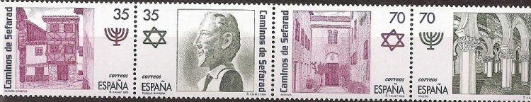 Sellos - Países - España - 2º Cent. (Series Completas) - Juan Carlos I - 1998 - 3600/03 - ** - Click en la imagen para cerrar