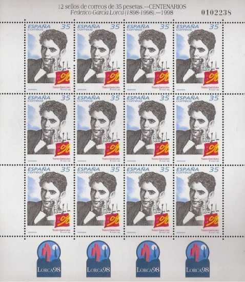 Sellos - Países - España - Minipliegos - 1998 (59) - ** - Click en la imagen para cerrar