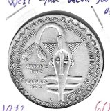 Monedas - Africa - Africa oeste - 7 - 1972 - 500 francos - plata