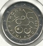 2€ - Finlandia - SC - Año 2013 - 150º Aniversario del Parlamento