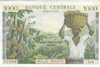 Billetes - Africa - Camerun - 12 - MBC+ - 1962 - 1000 francos - Num.ref: 71596