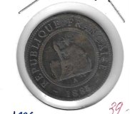 Monedas - Europa - Francia (Indochina francesa) - 3 - 1885 - ct - Cochinchina