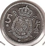 Monedas - España - Juan Carlos I (pesetas) - 1975 *78 - 005 pesetas