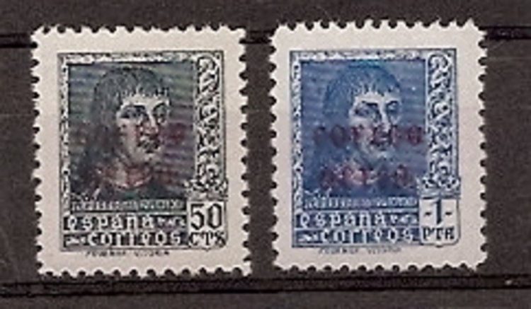Sellos - Países - España - 1º Cent. (Series Completas) - 0845/46 - ** - Click en la imagen para cerrar