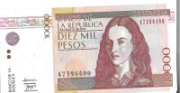 Billetes - America - Colombia - 453N - SC - 10000 pesos - Num.ref: 47396400