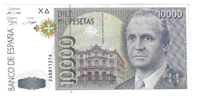 Billetes - EspaÃ±a - Juan Carlos I (1975 - 2014) - 10000 ptas - 545 - SC - 1992 - 2S8811214 - sin serie - Click en la imagen para cerrar