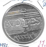 Monedas - Europa - Hungria - 598 - 1972 - 100 florines - plata