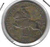 Monedas - Europa - Lituania - 75 - 1925 - 50 centu