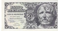 Billetes - EspaÃ±a - Estado EspaÃ±ol (1936 - 1975) - 5 ptas - 462 - SC - 1947 - Num.ref: E1464415
