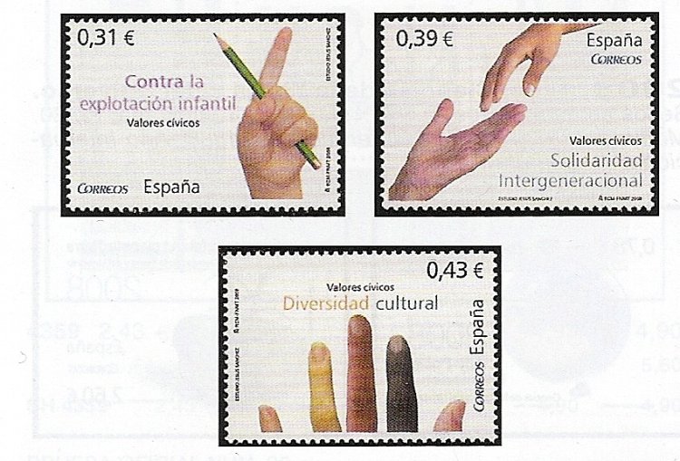 España - 2º Cent. (Series Completas) - Juan Carlos I - 2008 - 4392/4 - ** - Click en la imagen para cerrar