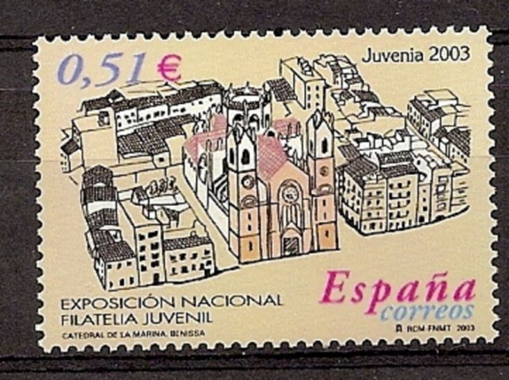 Sellos - Países - España - 2º Cent. (Series Completas) - Juan Carlos I - 2003 - 3961 - ** - Click en la imagen para cerrar