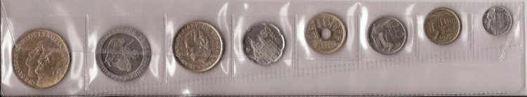 Monedas - España - Juan Carlos I (pesetas) - 1995 - Año completo - Click en la imagen para cerrar