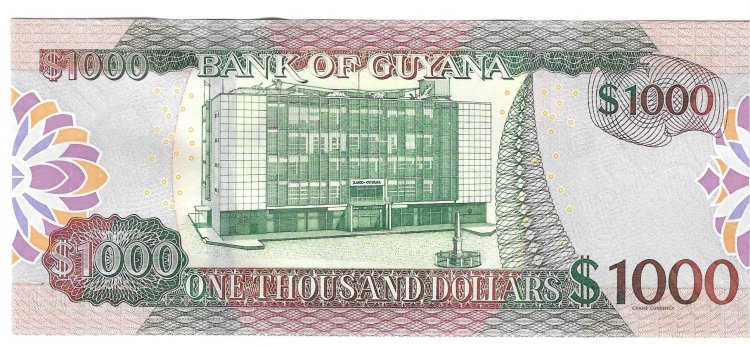 Billetes - America - Guayana - 38 - SC - 2011-2024 - 1000 dolares - Num.ref: BR370525 - Click en la imagen para cerrar