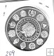 Monedas - America - Bolivia - 209 - 1997 - 10 bolivares - plata