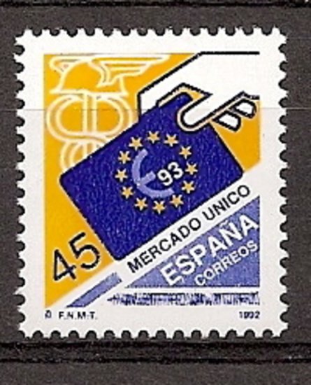 Sellos - Países - España - 2º Cent. (Series Completas) - Juan Carlos I - 1992 - 3226 - ** - Click en la imagen para cerrar