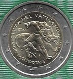 2&euro; - Vaticano - Año 2010 - A&ntilde;o Sacerdotal