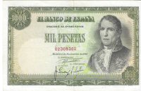 Billetes - EspaÃ±a - Juan Carlos I (1975 - 2014) - 1000 ptas - 514 - MBC - 1949 - Num.ref: 02308302 - sin serie