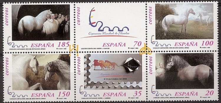 Sellos - Países - España - 2º Cent. (Series Completas) - Juan Carlos I - 1999 - 3679/84A - ** - Click en la imagen para cerrar