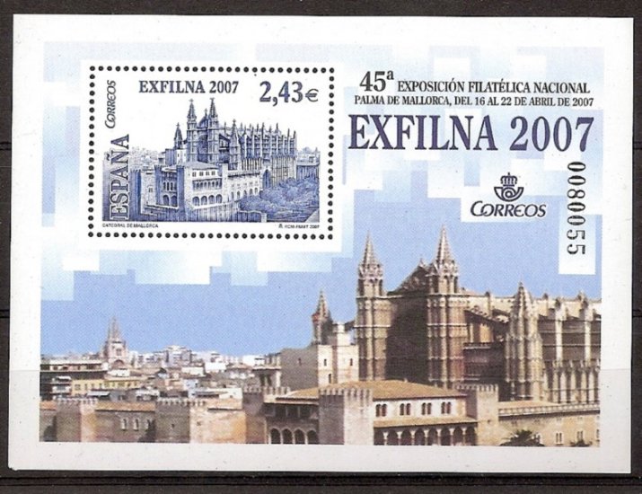 Sellos - Países - España - 2º Cent. (Series Completas) - Juan Carlos I - 2007 - 4321 - ** - Click en la imagen para cerrar