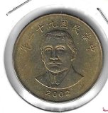 Monedas - Asia - Taiwan - 568 - 2002 - 50 yuan