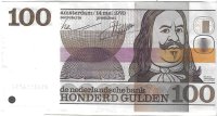 Billetes - Europa - Holanda - 93 - MBC+ - 100 gulden - Num.ref: 2503156752