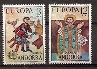 Sellos - Países - Andorra - Correo Español - Series completas - 1975 - 097/098 - **