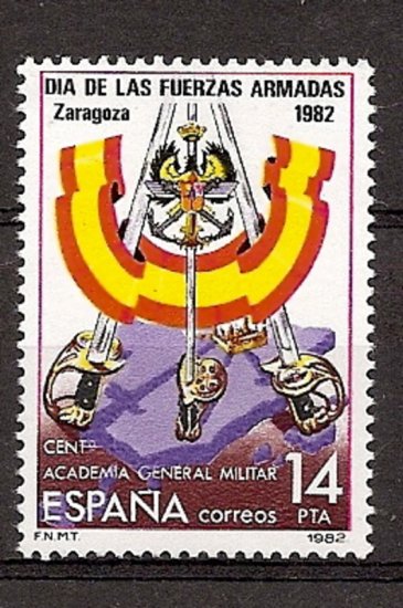 Sellos - Países - España - 2º Cent. (Series Completas) - Juan Carlos I - 1982 - 2659 - ** - Click en la imagen para cerrar