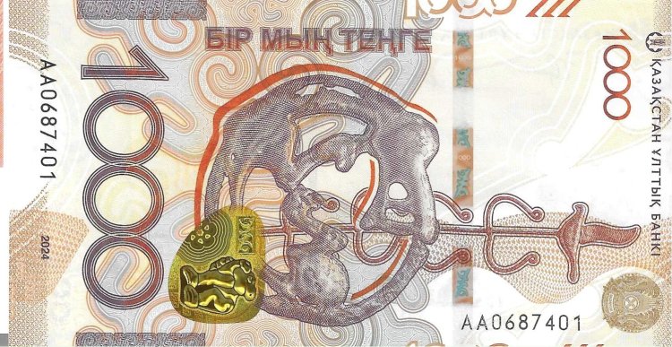 Billetes - Asia - Kazakhastan - 52 - SC - 2024 - 1000 tenge - Num.ref: AA0687401 - Click en la imagen para cerrar