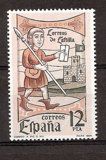 Sellos - Países - España - 2º Cent. (Series Completas) - Juan Carlos I - 1981 - 2621 - ** - Click en la imagen para cerrar