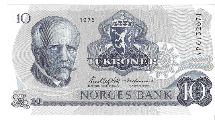 Billetes - Europa - Noruega - 36 - SC - 1972 - 10 coronas - Num.ref: AP6132671 - Click en la imagen para cerrar