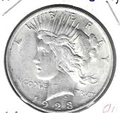 Monedas - America - Estados Unidos - 150 - 1923 - dolar - plata