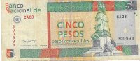Billetes - America - Cuba - FX39 - MBC- - 5 pesos convertibles - Num.ref: 300998