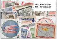 Paises - America - Republica dominicana - 100 sellos diferentes