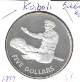 Monedas - Oceania - Kiribati - 8A - 1979 - 5 dolares - plata
