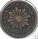 Monedas - America - Uruguay - 12 - 1869 - 2 ctm