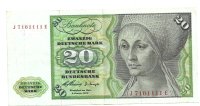 Billetes - Europa - Alemania - 20 - mbc+ - 1960 - 20 marcos - Num.ref: J7161111E