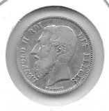 Monedas - Europa - Belgica - 26 - 1886 - 50 ct - plata