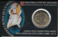 Monedas - Euros - 0.50 &euro; - Vaticano - - A&ntilde;o 2016 - Moneda de la Ciudad del Vaticano