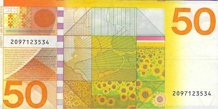 Billetes - Europa - Holanda - 96 - MBC+ - 1982 - 50 gulden - Num.ref: 2097123534 - Click en la imagen para cerrar