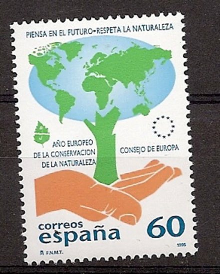 Sellos - Países - España - 2º Cent. (Series Completas) - Juan Carlos I - 1995 - 3349 - ** - Click en la imagen para cerrar
