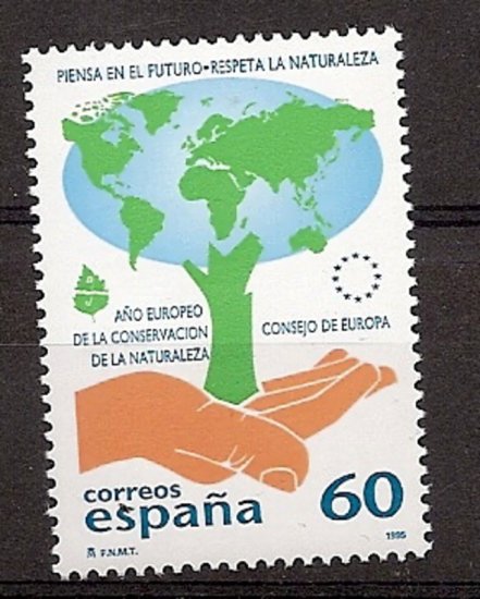 Sellos - Países - España - 2º Cent. (Series Completas) - Juan Carlos I - 1995 - 3349 - ** - Click en la imagen para cerrar