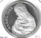 Monedas - Europa - Andorra - 26 - 1985 - 20 diner - plata