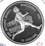 Monedas - Oceania - Islas Cook - 112 - 1990 - 50 dolares - plata