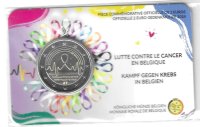 Monedas - Euros - 2€ - Belgica - SC - 2024 - Lucha contra el cancer