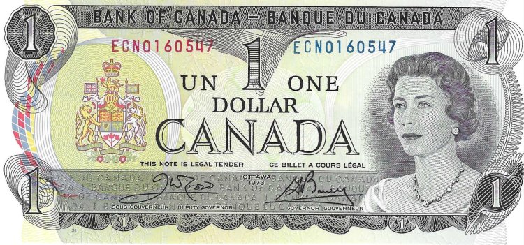 Billetes - America - Canada - 85C - SC - 1973 - dolar - Num.ref: ECN0160547 - Click en la imagen para cerrar
