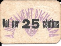 Billetes - EspaÃ±a - II RepÃºblica (1931 - 1939) - Locales - CataluÃ±a - 1257 - mbc - Igualada - 25 cent - Num.ref: 30043