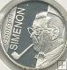 Monedas - Euros - 10€ - Belgica - 235 - Año 2003 - Georges Simenon