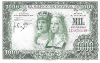 Billetes - EspaÃ±a - Estado EspaÃ±ol (1936 - 1975) - 1000 ptas - 518 - MBC+ - 1951 - Num.ref: 1K4686618